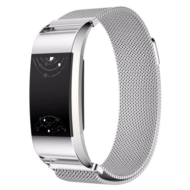 Alii Milanese Stainless Steel Fitbit Charge 3