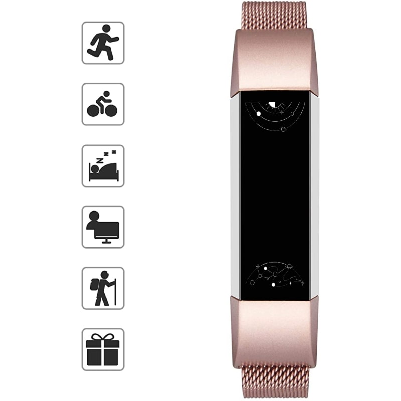 Bellum Milanese Stainless Steel Fitbit Alta / Alta HR Band