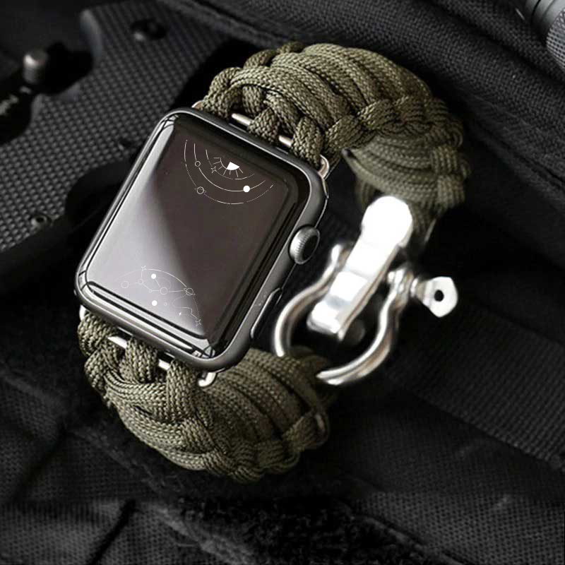 Ally Woven Nylon Survival Rope With Metal Bolt Clasp