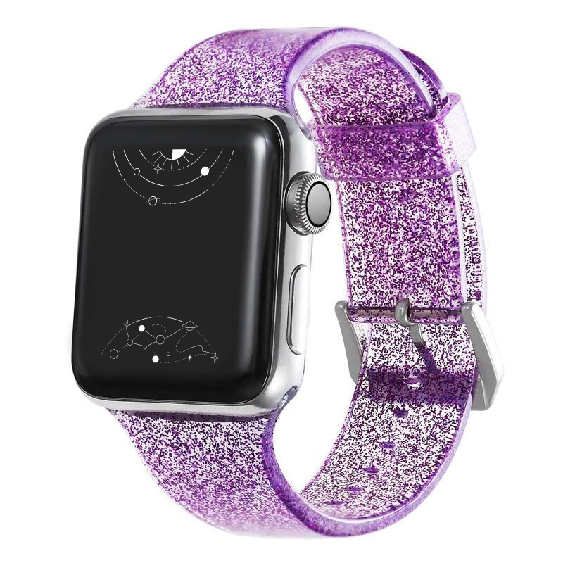 Gemini Silicone Glitter Band