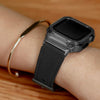 Fumi Genuine Leather Band With Metal Case