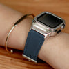 Fumi Genuine Leather Band With Metal Case