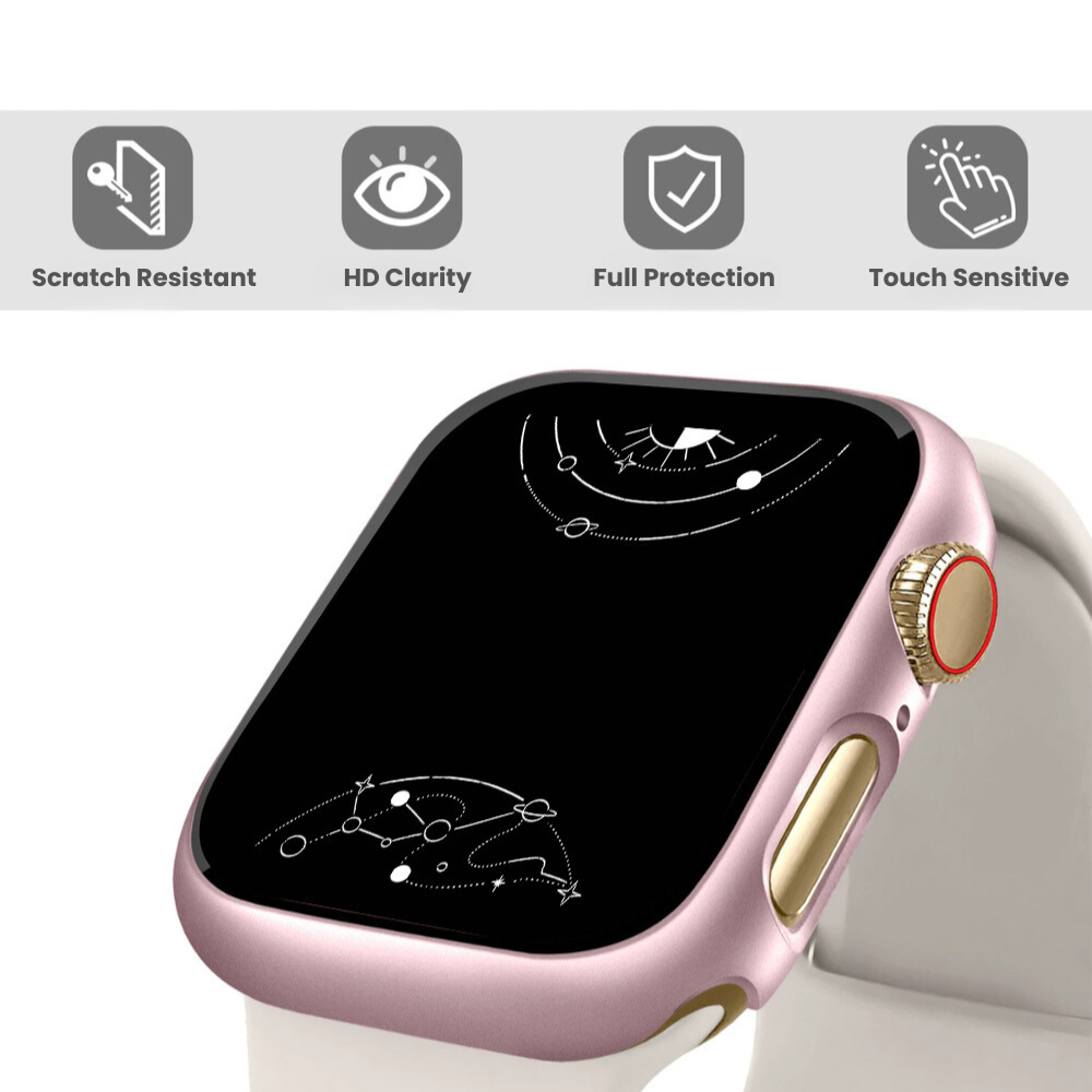 Fleo Tempered Glass Case For Apple Watch Series 10