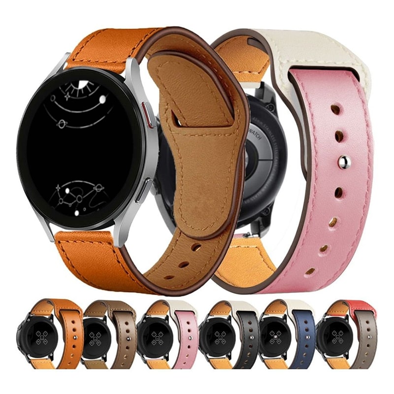 Galaxy watch hot sale bands leather