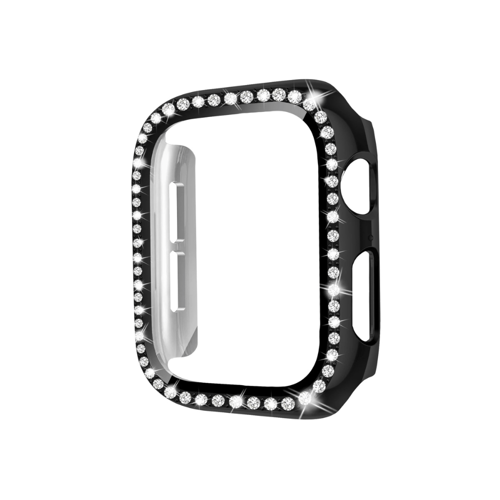 Indigeo Bling Diamond Tempered Glass Case For Apple Watch Series 10