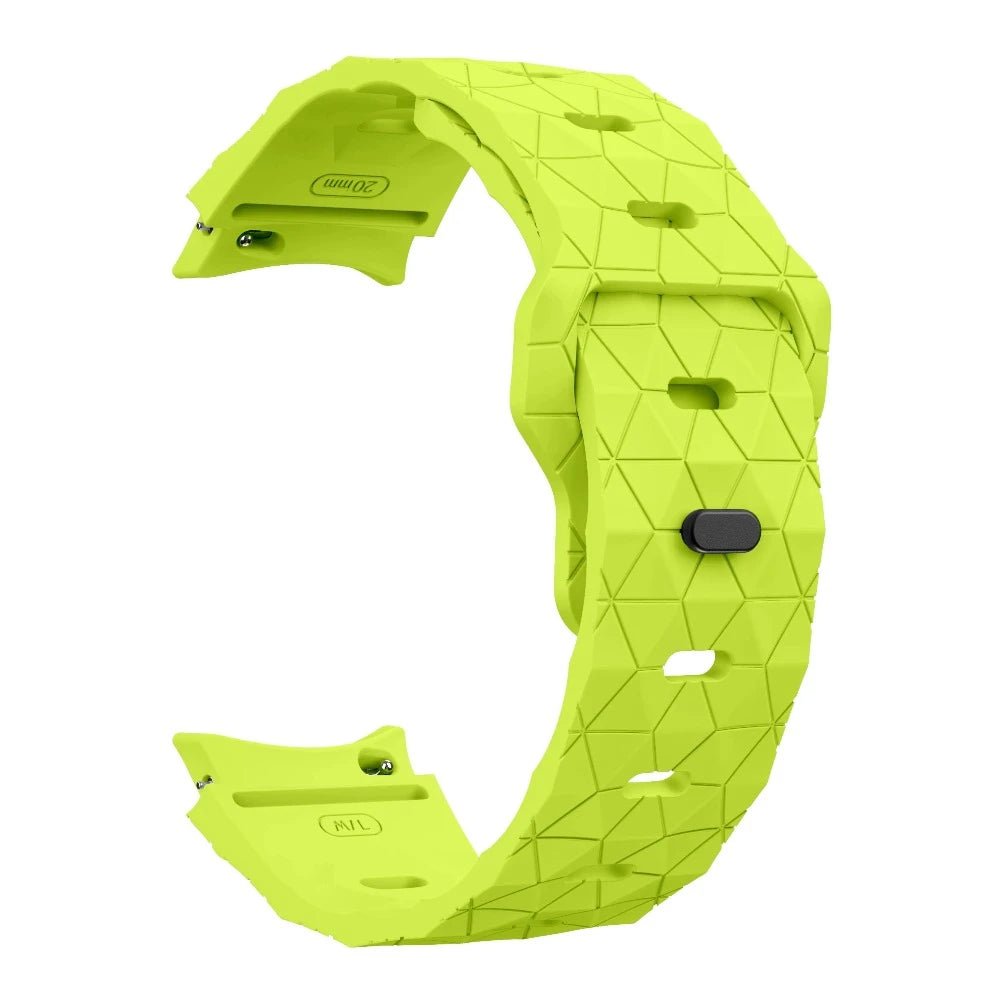 Instar Football Patterned Silicone Galaxy Band