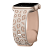 Obvius Silicone Band With Engraved Leopard Pattern