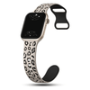 Obvius Silicone Band With Engraved Leopard Pattern