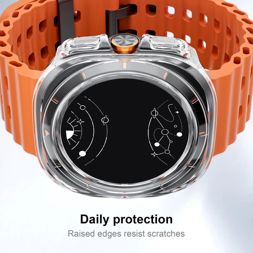 Puchre Bumper Case With Glass Screen Protector For Galaxy Watch Ultra