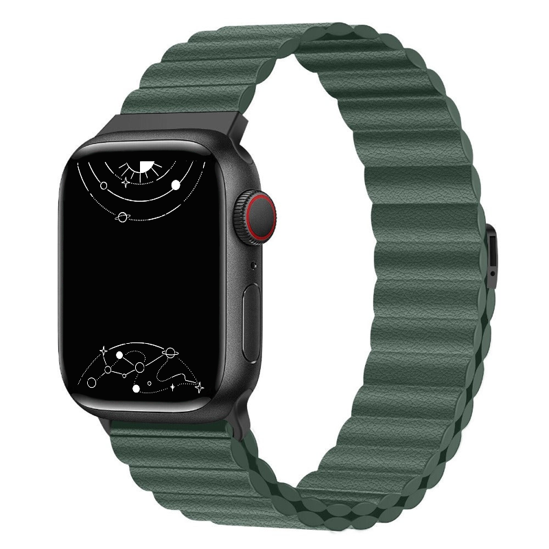 42mm Charcoal Grey Leather Loop - Business - Apple (SG)