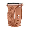 Levo Floral Engraved Silicone Band