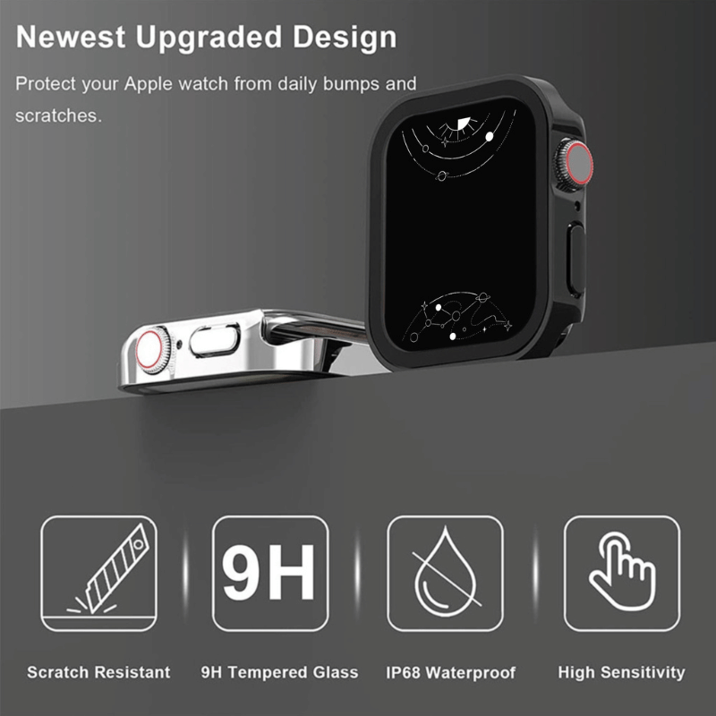 Impleo Waterproof iWatch Screen Protector with Bumper Case - Astra Straps