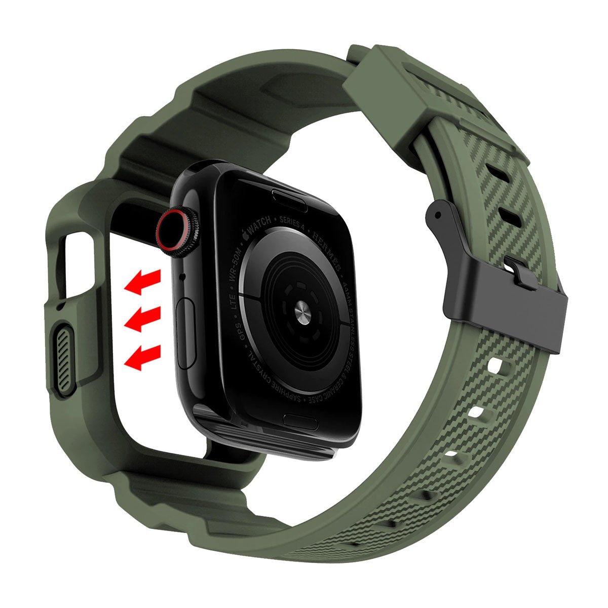 Primus Rugged Silicone Band + Case - Astra Straps